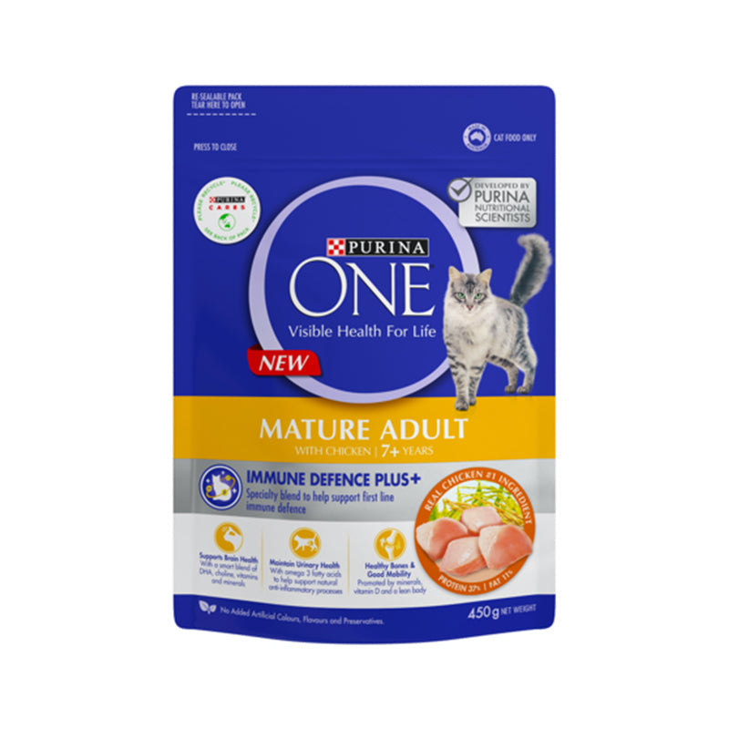 ONE 貓乾糧成貓7+配方450g-Suchprice® 優價網