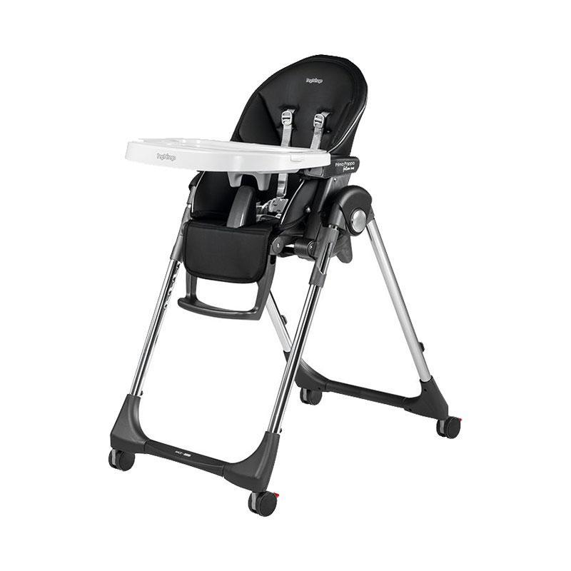 Peg-Pérego Prima Pappa FOLLOW ME (新版ZERO 3) 高腳餐椅 0-3.5歲-黑色銀邊-Suchprice® 優價網