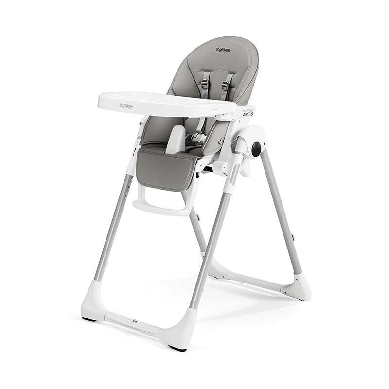 Peg-Pérego Prima Pappa FOLLOW ME (新版ZERO 3) 高腳餐椅 0-3.5歲-環保皮革-GREY 灰色-Suchprice® 優價網