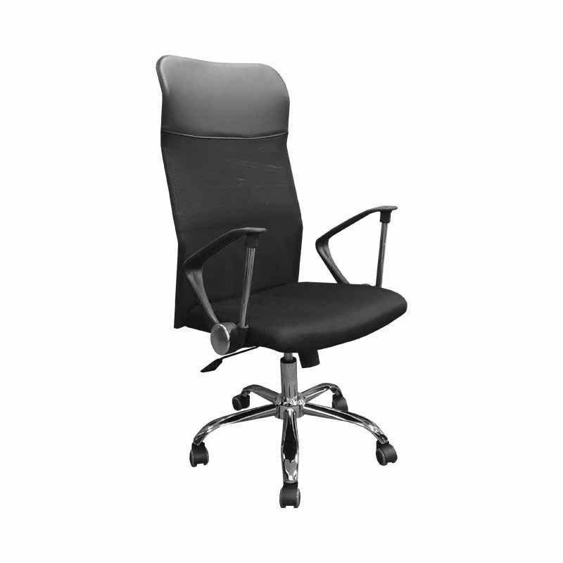 ProWork® 903 辦公椅 電腦椅 鋼腳-黑色 Black-自己裝(紙箱包裝)-Suchprice® 優價網