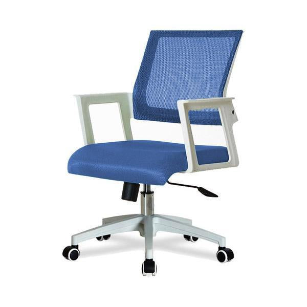 ProWork® C40 辦公椅 電腦椅 膠腳-藍色 Blue-自己裝(紙箱包裝)-Suchprice® 優價網