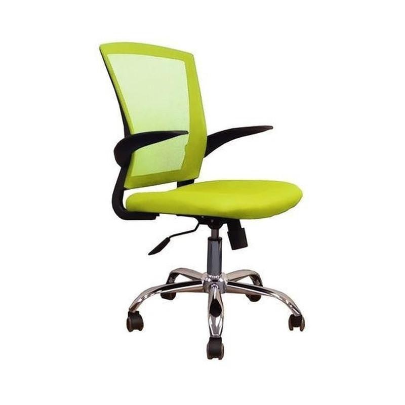 ProWork® C43 辦公椅 電腦椅 電鍍鋼腳-綠色 Green-自己裝(紙箱包裝)-Suchprice® 優價網