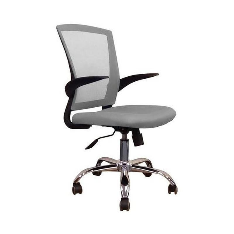 ProWork® C43 辦公椅 電腦椅 電鍍鋼腳-灰色 Grey-自己裝(紙箱包裝)-Suchprice® 優價網
