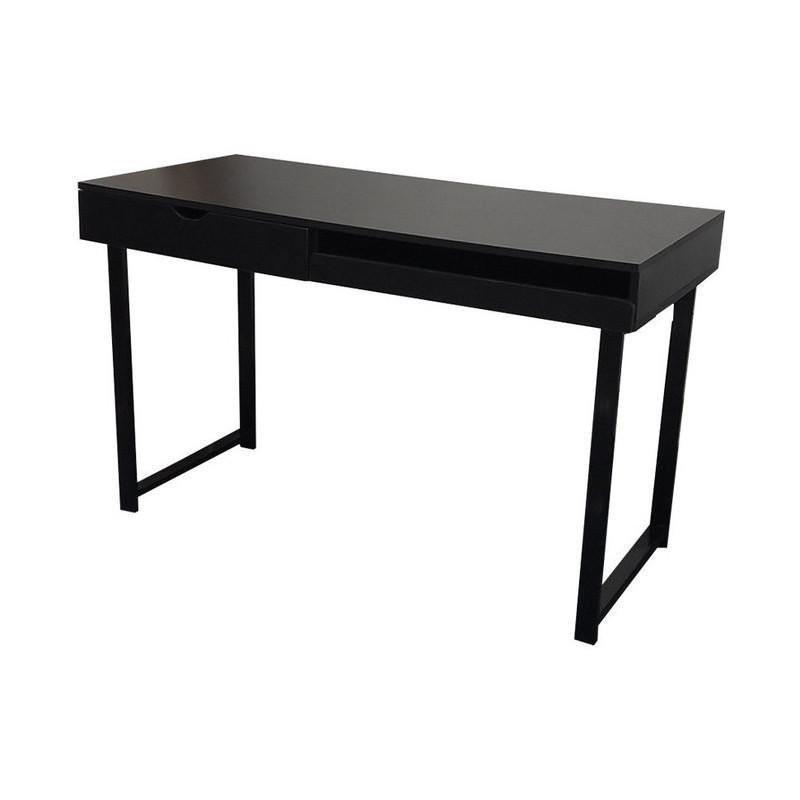 ProWork® W06 鋼腳辦公桌/書桌/木桌 黑色 已組裝-Suchprice® 優價網