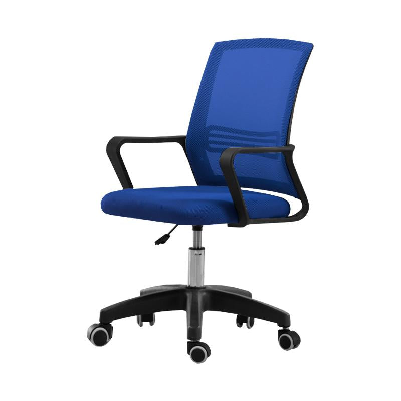 ProWork® DG11 辦公椅 電腦椅 尼龍腳-藍色-自己裝(紙箱包裝)-Suchprice® 優價網