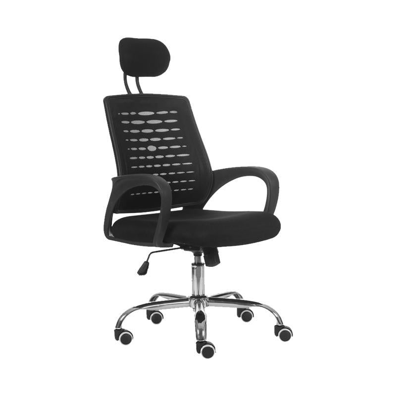 ProWork® DG31 辦公椅 電腦椅 電鍍鋼腳-黑色-自己裝(紙箱包裝)-Suchprice® 優價網