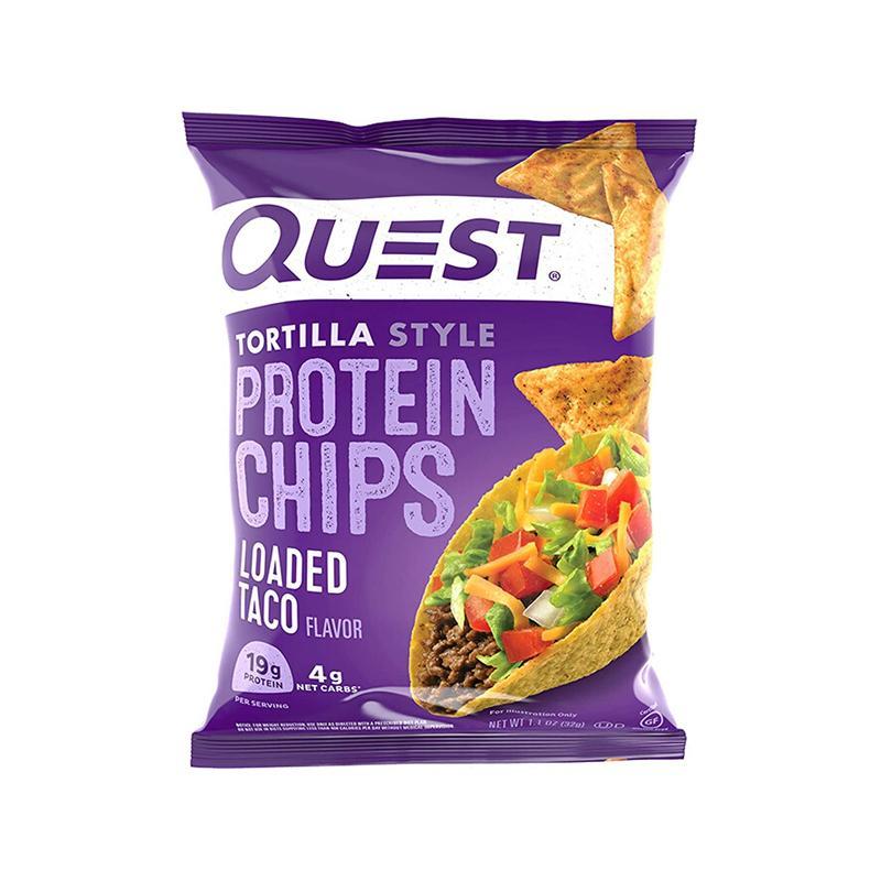 Quest Nutrition Tortilla Style Protein Chips 32g-Loaded Taco-Suchprice® 優價網