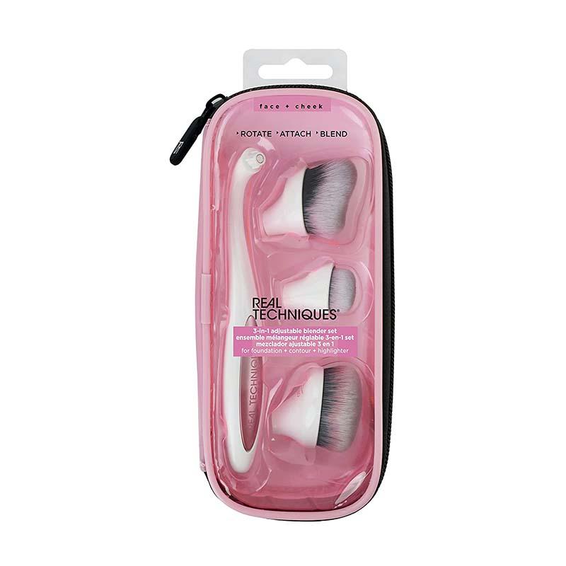 Real Techniques 3合1可轉掃頭旅行3件套裝連收納袋 Cruelty-free-Suchprice® 優價網