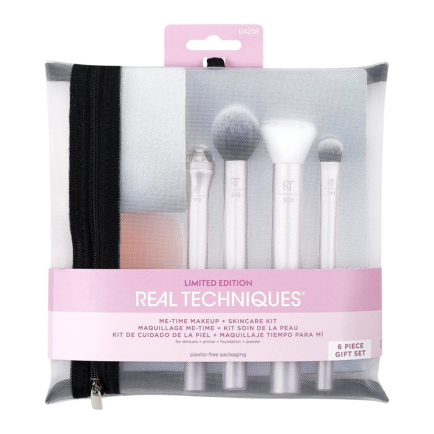 Real Techniques 限定版 Me Time 化妝及護膚掃6件套裝 Cruelty Free 平行進口-Suchprice® 優價網