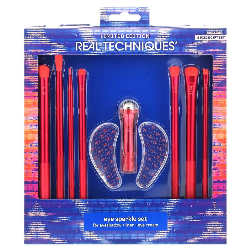 Real Techniques Sparkle 眼部化妝掃9件套裝, Cruelty-Free-Suchprice® 優價網