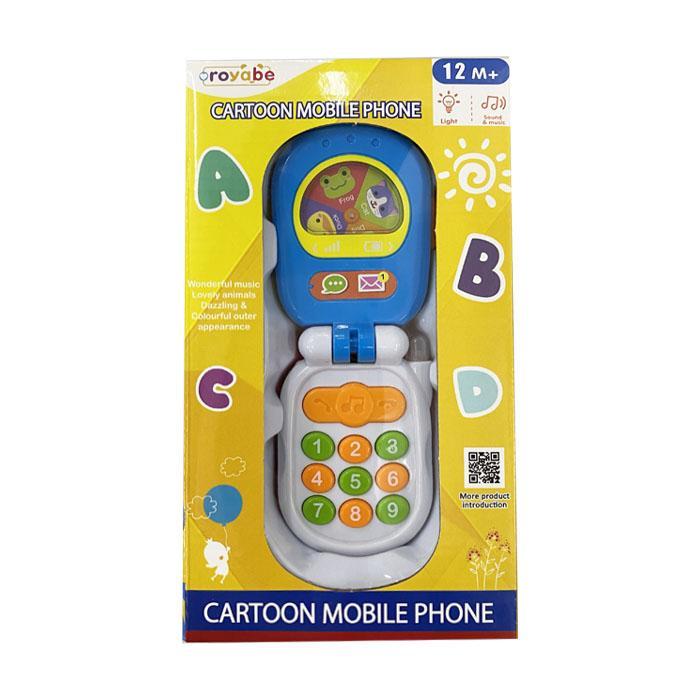 Royal Toys ROYABE 聲光幼兒學習小電話 藍色-Suchprice® 優價網