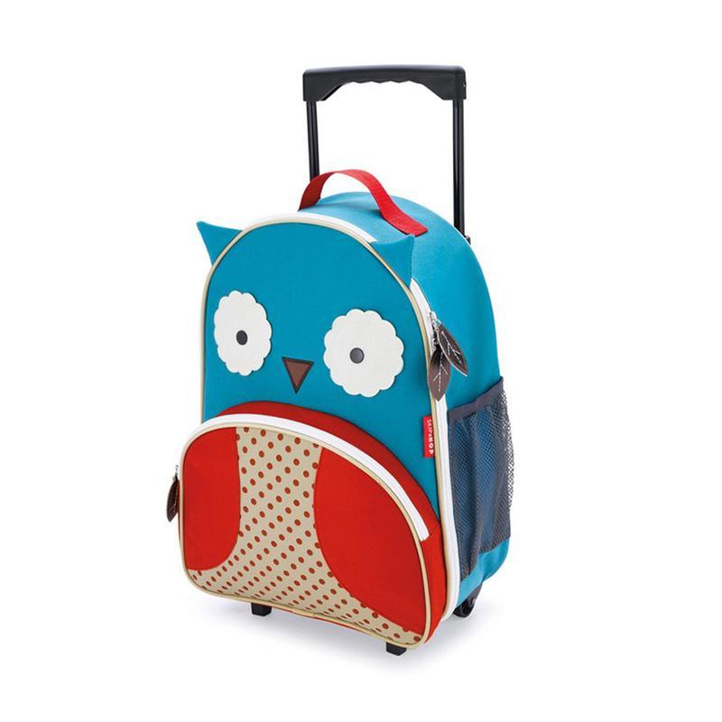 Skip Hop ZOO Kids Rolling Luggage 可愛動物園小孩專用行李箱 3歲以上 美國品牌-貓頭鷹-Suchprice® 優價網