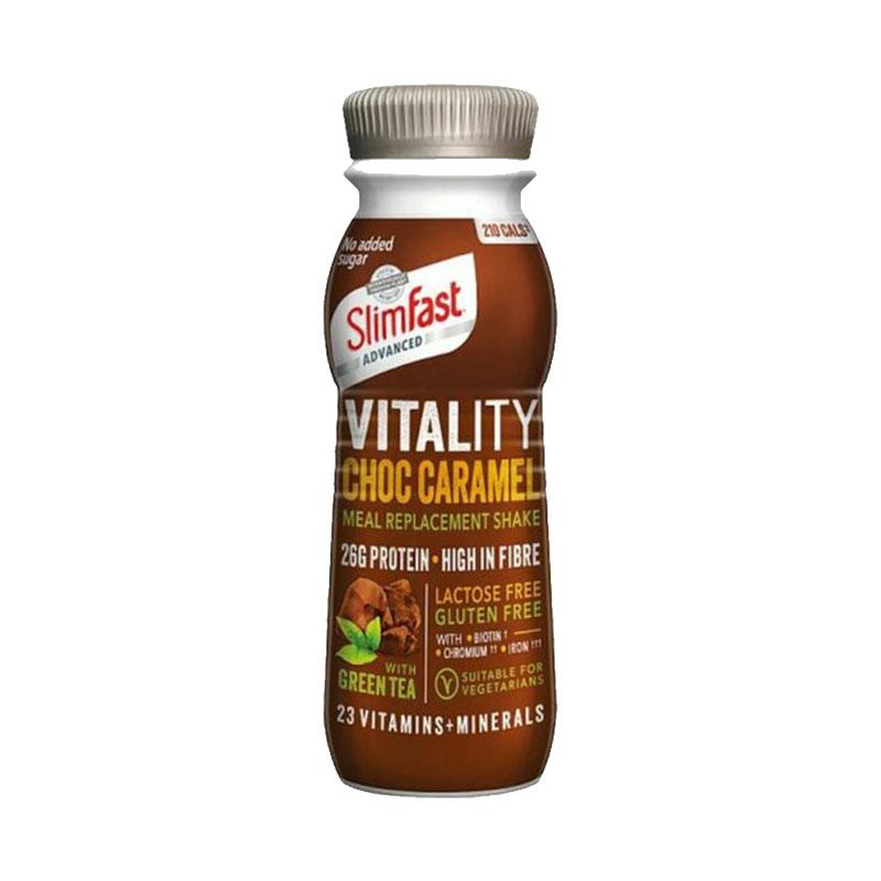 SlimFast Advanced Vitality High Protein Meal Replacement Ready-to-Drink Shake Choc Caramel Fusion 275 ml-1支-Suchprice® 優價網
