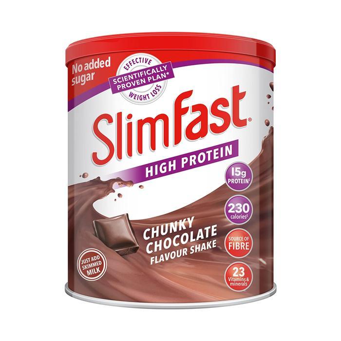 SlimFast High Protein Meal Replacement Powder Shakes-450g-Chunky Chocolate-Suchprice® 優價網