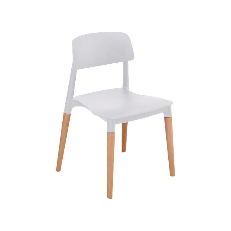 Suchprice® 優價網 A04 木腳餐椅-白色 White-1張-Suchprice® 優價網