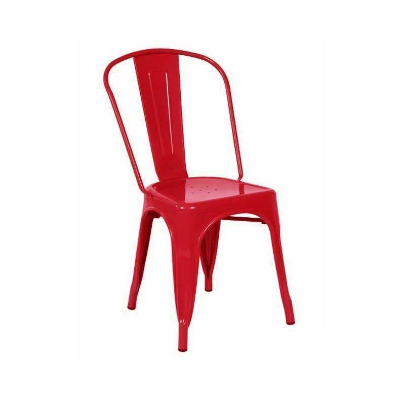 Suchprice® 優價網 A06 鐵藝餐椅-紅色 Red-1張-Suchprice® 優價網