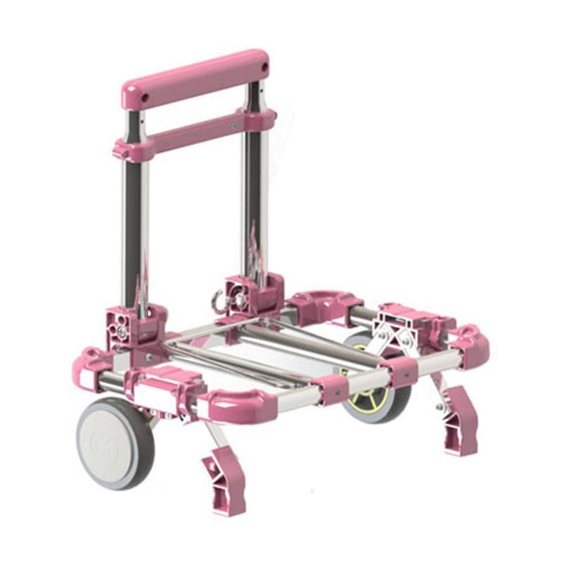 Suchprice® 超輕摺疊式行李車-粉紅色 Pink-Suchprice® 優價網