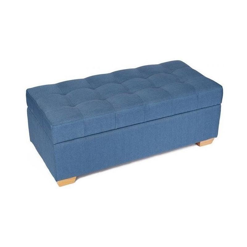 Suchprice® 優價網 W01 木製布藝儲物凳/腳凳-藍色 Blue-大-Suchprice® 優價網
