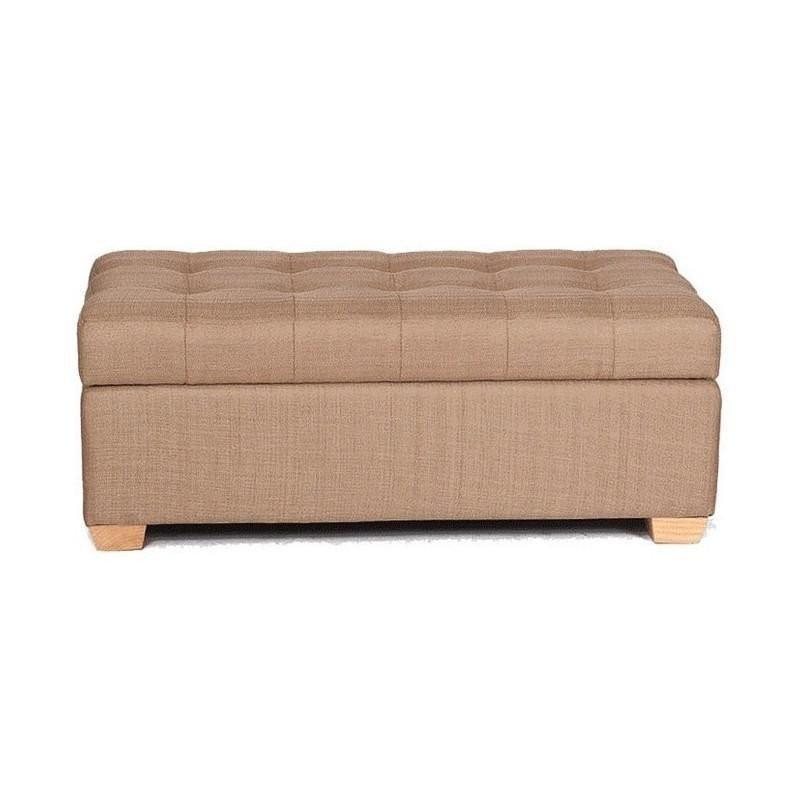 Suchprice® 優價網 W01 木製布藝儲物凳/腳凳-淺棕色 Brown-大-Suchprice® 優價網