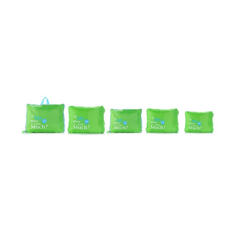 Suchprice® 優價網 旅行收納袋5件套-綠色-Suchprice® 優價網