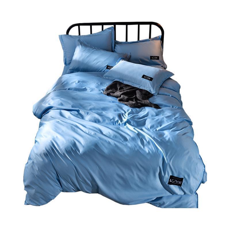 Suchprice® 優價網 Q02 床上四件套 床笠款-藍色 Blue-Suchprice® 優價網