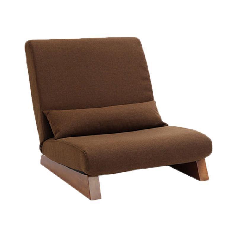 Suchprice® 優價網 FS75 可折疊布藝梳化 榻榻米躺椅-棕色 Brown-Suchprice® 優價網