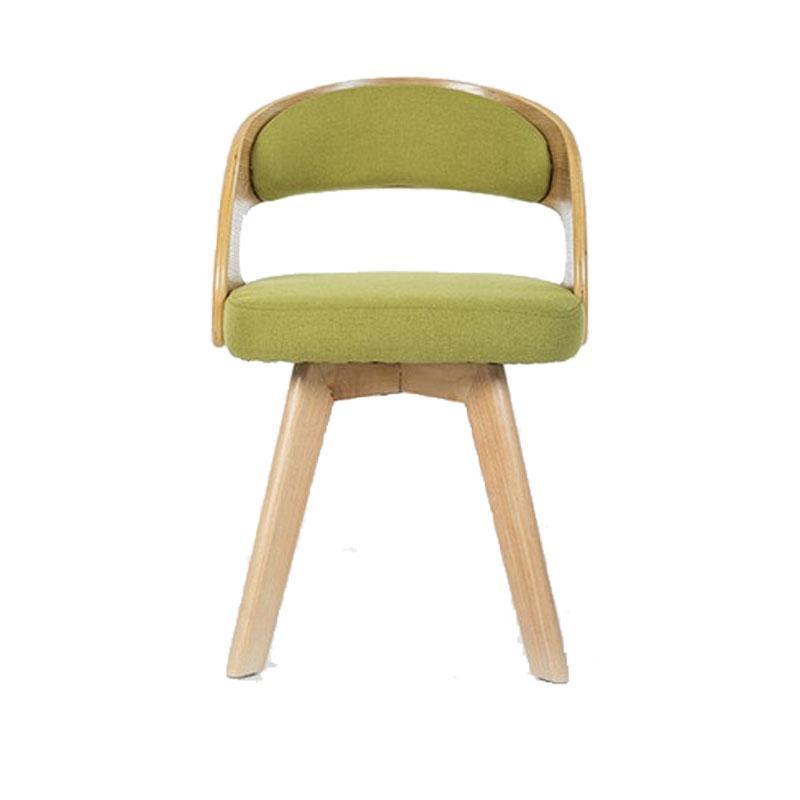 Suchprice® 優價網 A15 木腳旋轉餐椅-綠色 Green-Suchprice® 優價網