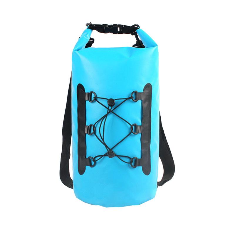 Suchprice® 優價網 PVC 雙肩背包 防水袋 15L-藍色-Suchprice® 優價網