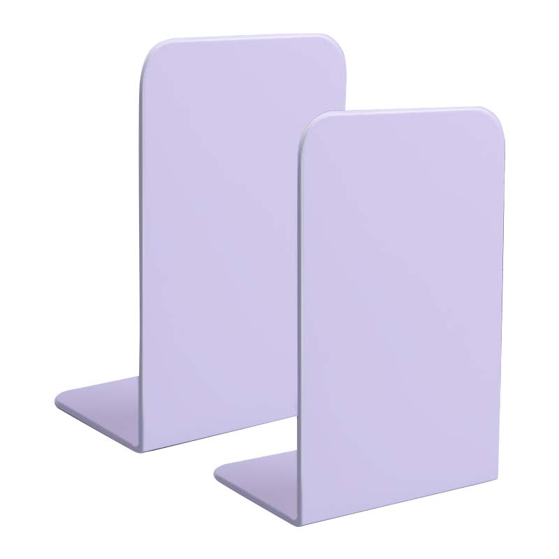 Suchprice® 優價網 20cm 馬卡龍色金屬書立 (一對)-Purple-Suchprice® 優價網