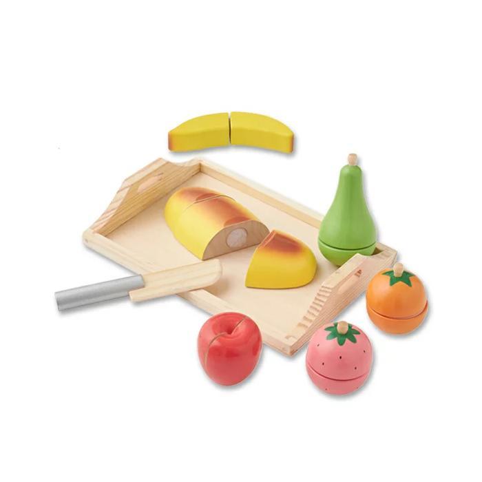 西松屋 Smart Angel 天然木材製水果及麵包切切樂 香港行貨-Suchprice® 優價網