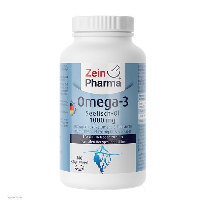 Zein Pharma Omega-3 1000mg 深海魚油 140粒裝-Suchprice® 優價網