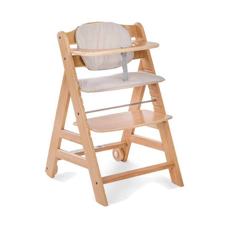 hauck Beta Plus 兒童成長椅 附軟墊 輪子-Natural-Suchprice® 優價網