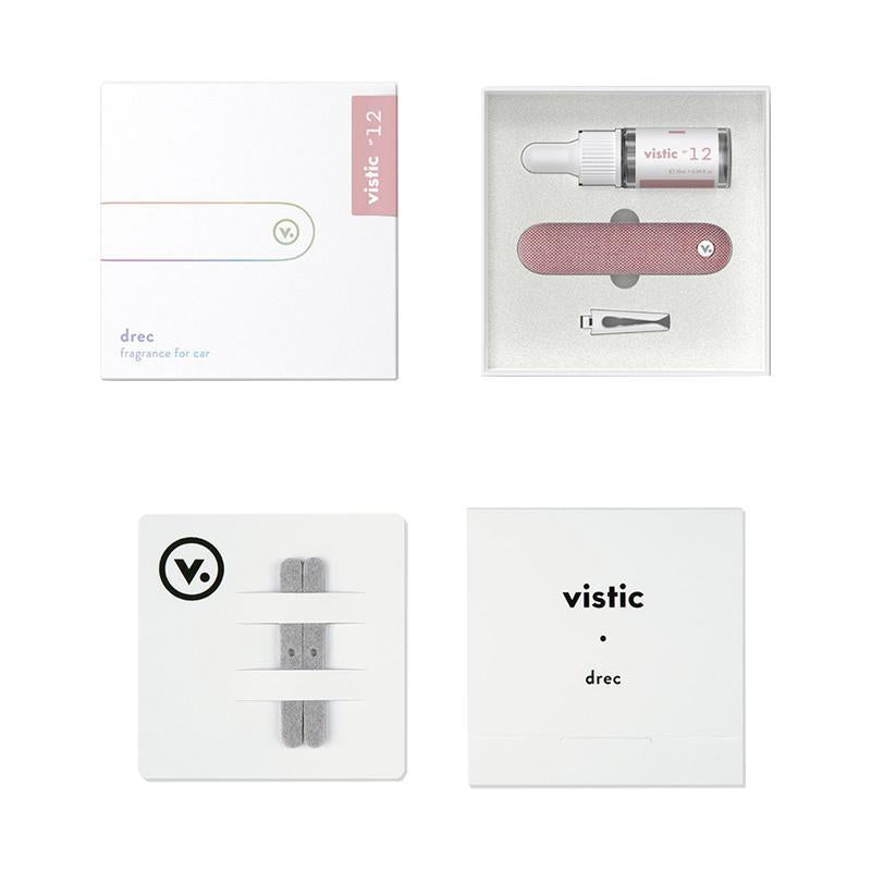 vistic drec 夾式 輕巧車用精油擴香器 韓國品牌-粉色西柚 No.12-Suchprice® 優價網