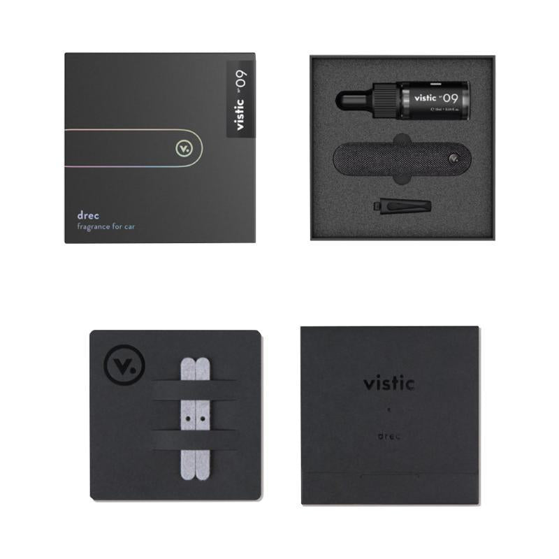 vistic drec 夾式 輕巧車用精油擴香器 韓國品牌-黑色麝香 No.9-Suchprice® 優價網